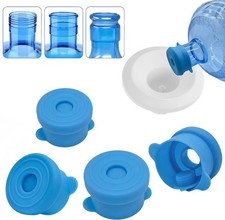 Reusable 3 and 5 Gallon Water Jug Lid Replacement,Leak-Proof Silicone Cap for...