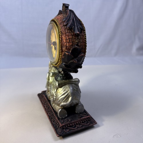 Vintage Classic Treasures Elephant Clock. 7.5” X 5” - Picture 4 of 5