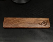 Walnut wooden wrist rest for ROG Falchion key...