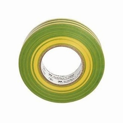 3M  Temflex  1500 - PVC Insulating Tape, Yellow-Green