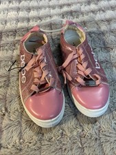 Bebe Pink Glitter Sneakers Size 2
