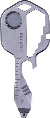 Keyzmo Key-Shaped Multi-Tool with Wrenches, Screwdrivers, Bottle Opener