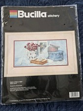 1990 Bucilla   Once Upon A Time   Stamped Stitchery Kit   NOS Sealed