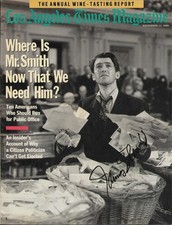 JAMES JIMMY STEWART Signed Los Angeles Times Magazi Mr. Smith Goes to Washington
