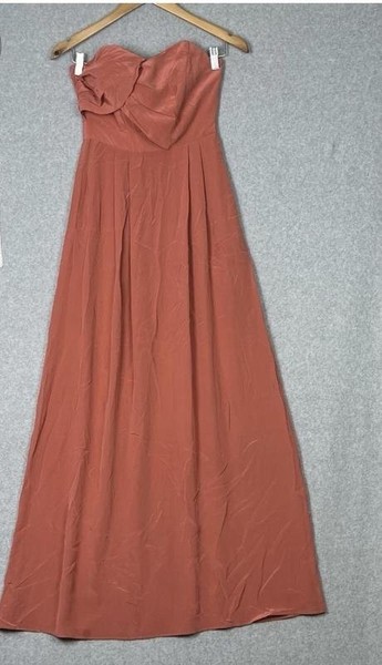 Women ZIMMERMANN Dress Orange Silk S