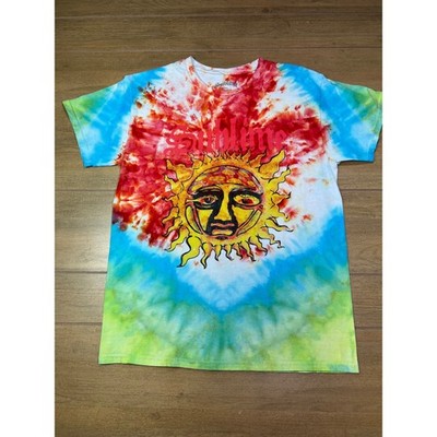 Sublime Sun Face Tie Dye T Shirt Mens Medium 100 Cotton