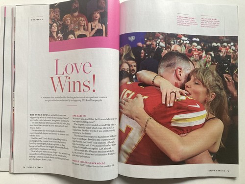 TAYLOR SWIFT & TRAVIS KELCE - A TRUE LOVE STORY 2025 US WEEKLY SPECIAL Magazine - Picture 7 of 8