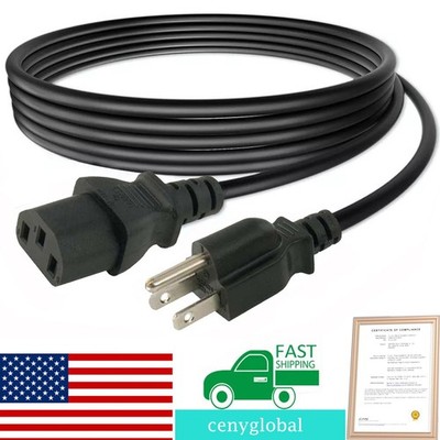 AC Power Cord Cable For LiveStrong, Sole Fitness Treadmill Short Run Elliptical