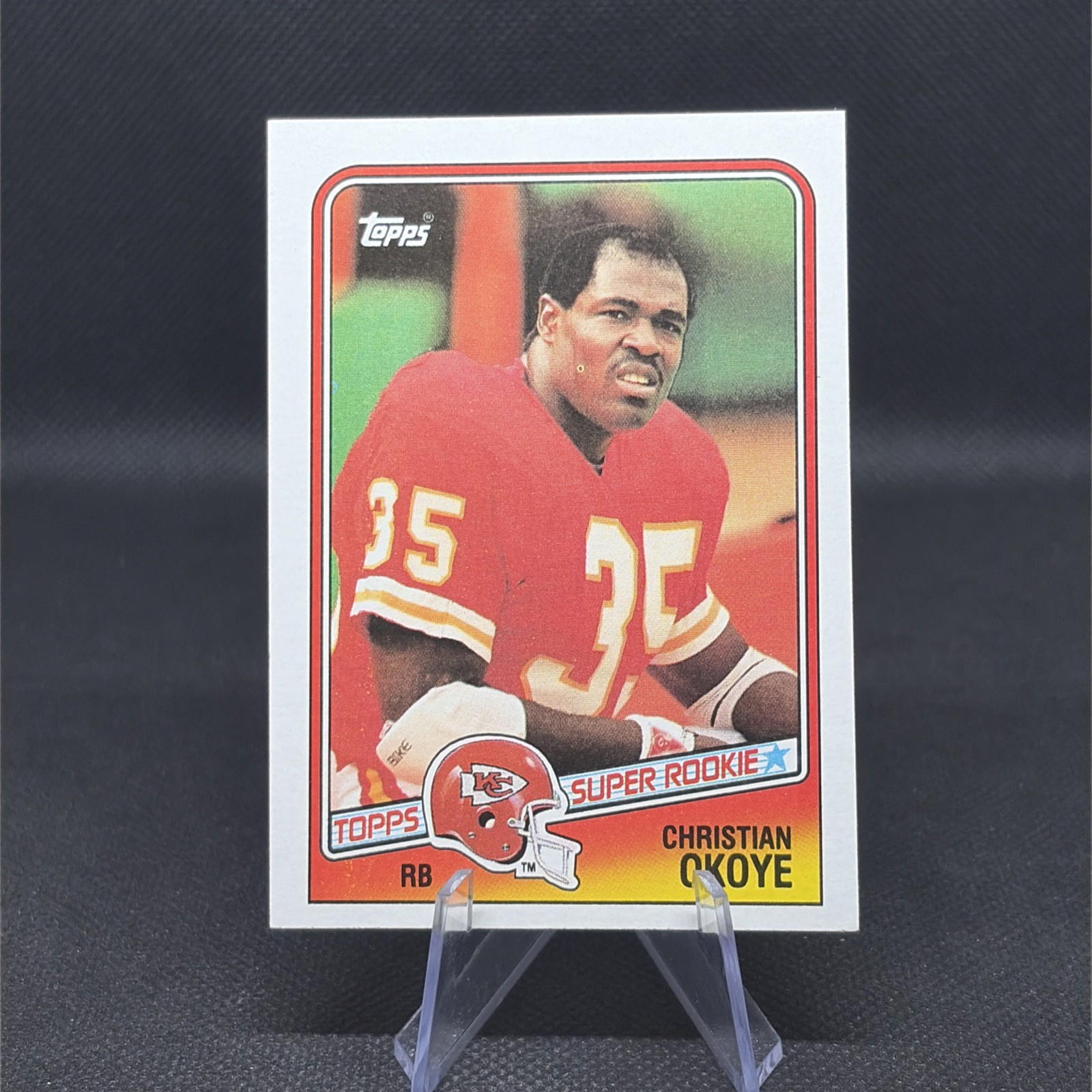 1988 Topps Christian Okoye (RC) #363 Kansas City Chiefs