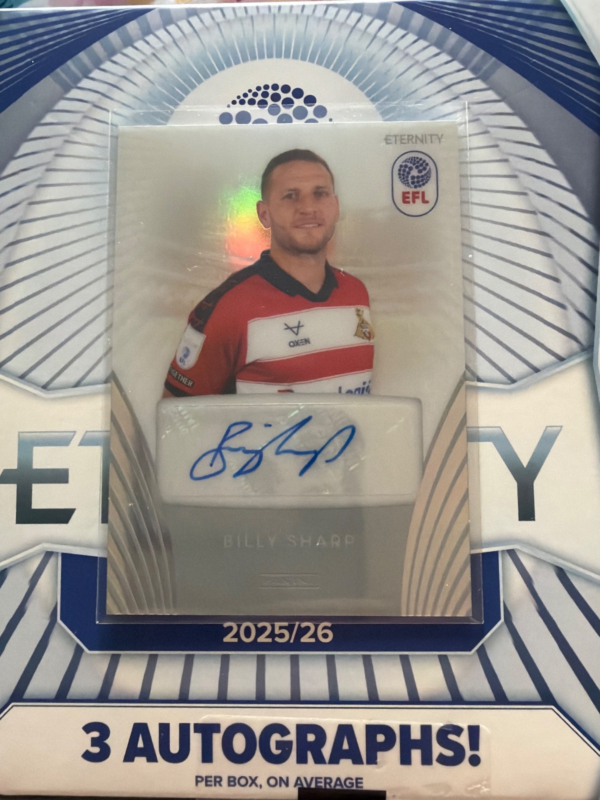 Panini EFL Eternity Signed Billy Sharp Doncaster Rovers Card | eBay UK