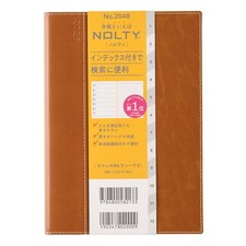 NOLTY Planner 2026 B6 Weekly Carrel 2 Camel