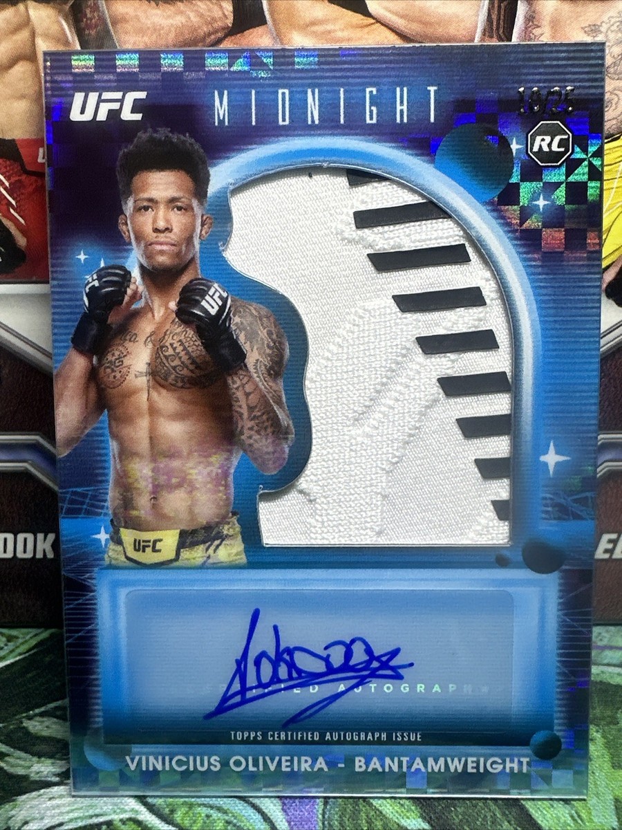 FC東京 2023 25周年モデル オーセンティック D.OLIVEIRA 2025 Topps Midnight UFC Relic Auto VINICIUS OLIVEIRA #RRA-VO