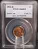 1935 D PCGS MS66 RD Lincoln Wheat Cent Coin