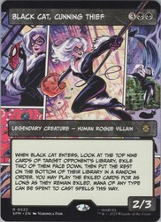 Black Cat, Cunning Thief (Borderless) #222 Marvel's Spider-Man