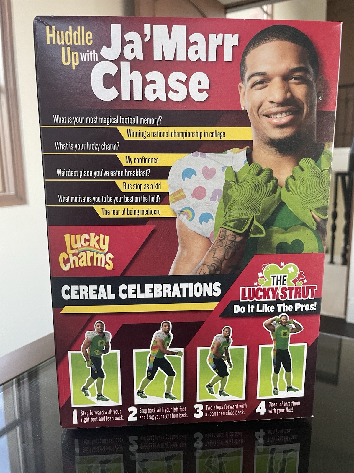 NFL Limited Edition Ja'Marr Chase Cereal Lucky Charms - The LUCKY STRUT