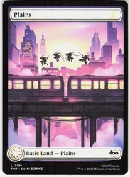 Plains (0191) - Teenage Mutant Ninja Turtles - Full Art Basic Land