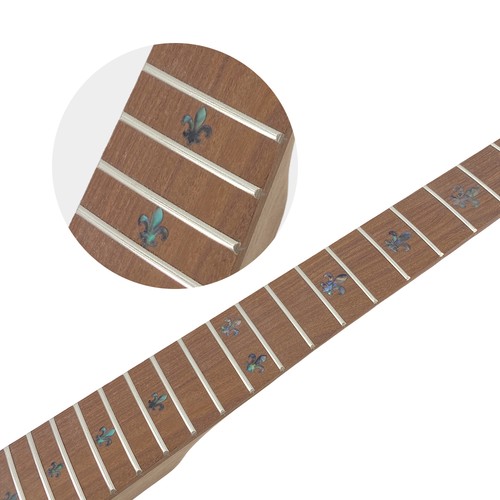 22 Frets Guitar Neck Mahogany Rosewood Fretboard Bolt on For Guitar Parts - Picture 4 of 15
