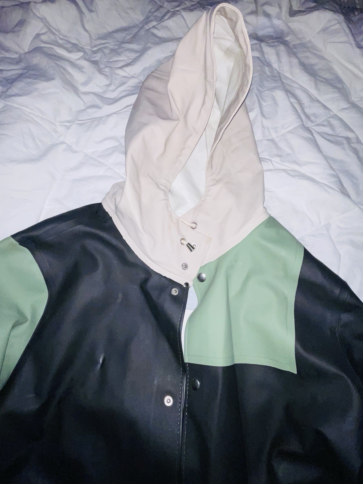 Stutterheim Stockholm Raincoat Jacket Patchwork S… - image 3