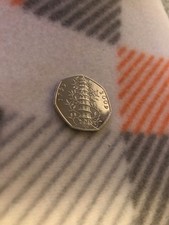 Rare 2009 Kew Gardens 50p Coin, Genuine, Circulated, UK, 1759-2009.