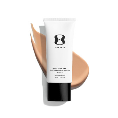 Oneskin FACE SPF OS-01 Peptide Broad Spectrum SPF 30+ Mineral Sunscreen- Scienti