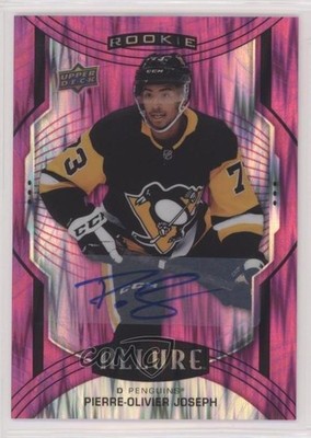 2020-21 Allure SP Magenta 57/75 Pierre-Olivier Joseph #129 Rookie Auto RC 04f2