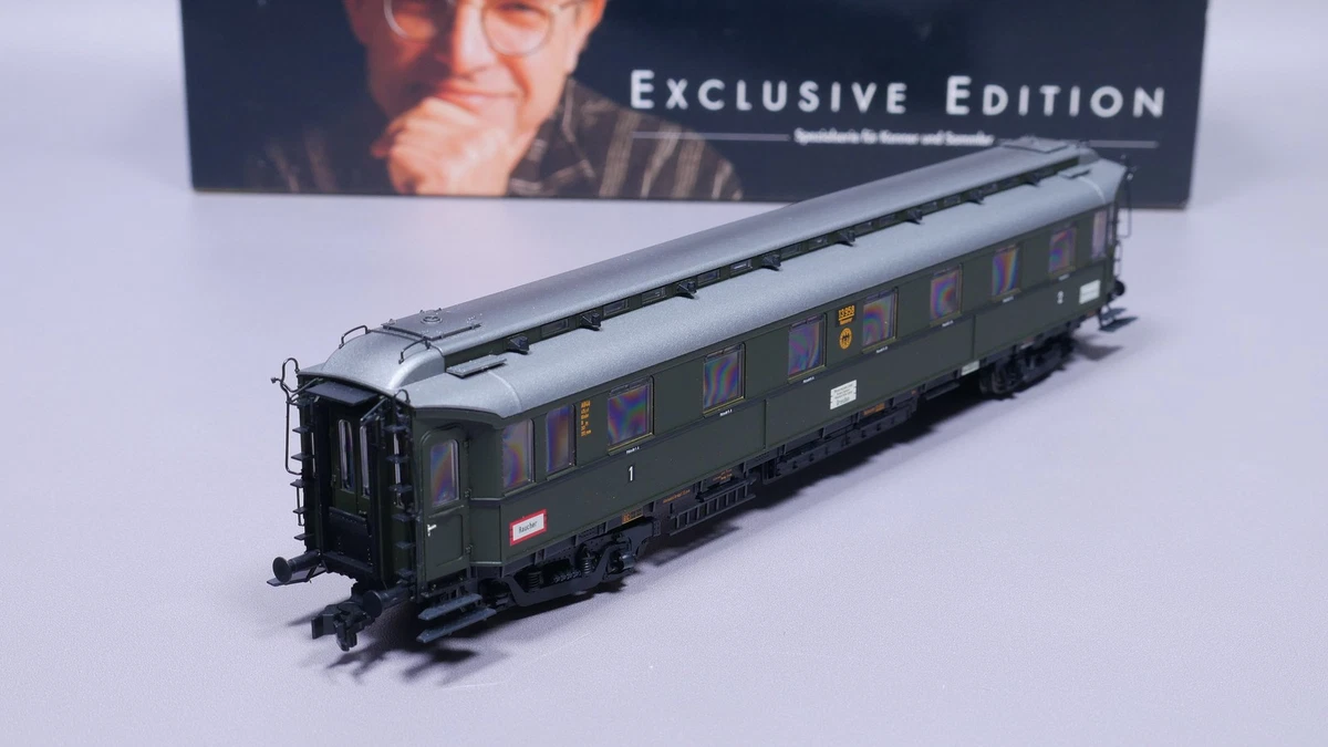 H0 DC Brawa 2442 Preußischer D-Zug-Wagen 1./2. Kl. AB4ü DRG OVP #ST_742