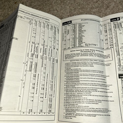 Vintage 1. Mai 1966 SOUTHERN RAILWAY SYSTEM PERSONENFAHRPLAN / Zeittafeln - Bild 7 von 12