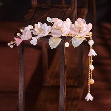 Hanfu Tassel Buyao Hair Clip Chinese Style Qipao Side Clip Hair Accessory 1pc