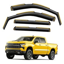in-Channel Window Rain 2019-2026 Chevy Silverado/GMC Sierra 1500 Crew Cab