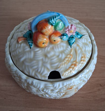 Clarice Cliff sugar bowl preserve pot Celtic Harvest Newport Pottery 52A