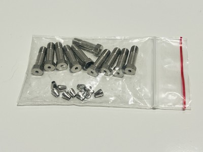 1/16'' Valco  Stainless Steel Nut & Ferrule (10-32 Thread) .75'' Long 10 Pack
