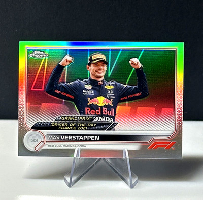 2022 Topps Chrome Formula 1 F1 Refractor MAX VERSTAPPEN #179 Red Bull