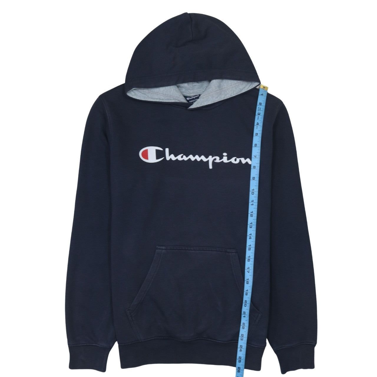 Champion Blue Hoodie Mens M image 6
