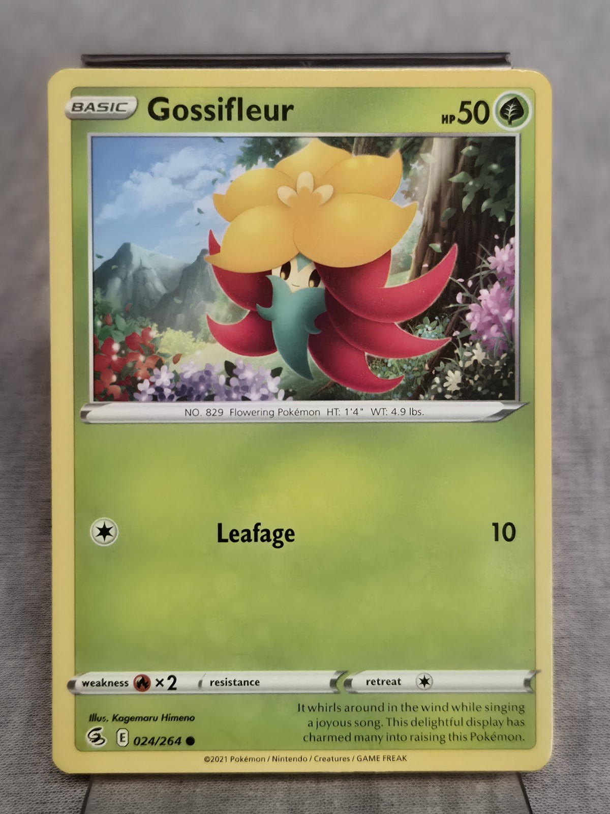 Gossifleur 24/264 Pokemon Card Fusion Strike Common 50 HP
