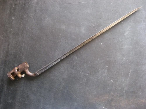 P1853 SOCKET BAYONET for 1853 ENFIELD MUSKET - 'A.W.' mark - US CIVIL WAR