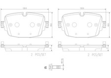 1 x BREMBO Brake Pad Set  disc brake P85180N