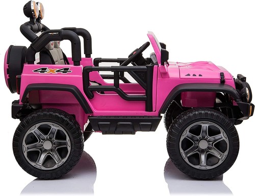 Auto Elettrica Macchina Per Bambini 2 Posti Maxi Fuoristrada 12V con Telecomando - Foto 4 di 65