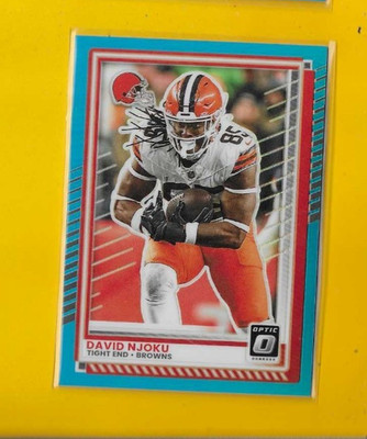 75368 2025 Donruss Optic Aqua #76 David Njoku BROWNS 205/349