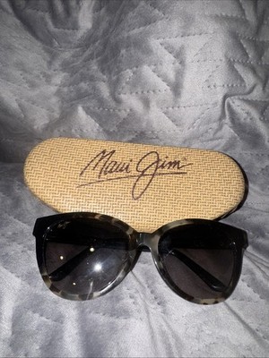 Maui Jim Sunshine MJ 725-61 Tokyo Tortoise Cat Eye Sunglasses Polarized