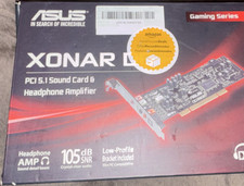 ASUS Xonar DG PCI 5.1 Soundkarte, Kopfh&ouml;rerverst&auml;rker, 105 dB SNR, 3,5 mm