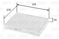 Valeo 715581 Innenraumfilter FüR Audi Q7 Astra G Vw Amarok T5 T6 Touareg