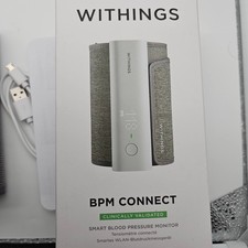 Withings BPM Connect Pro Digital Blood Pressure Heart Rate Monitor White Tested