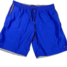 Tommy Hilfiger Men's Blue Swim Trunks Board Shorts Size XXL Drawstring