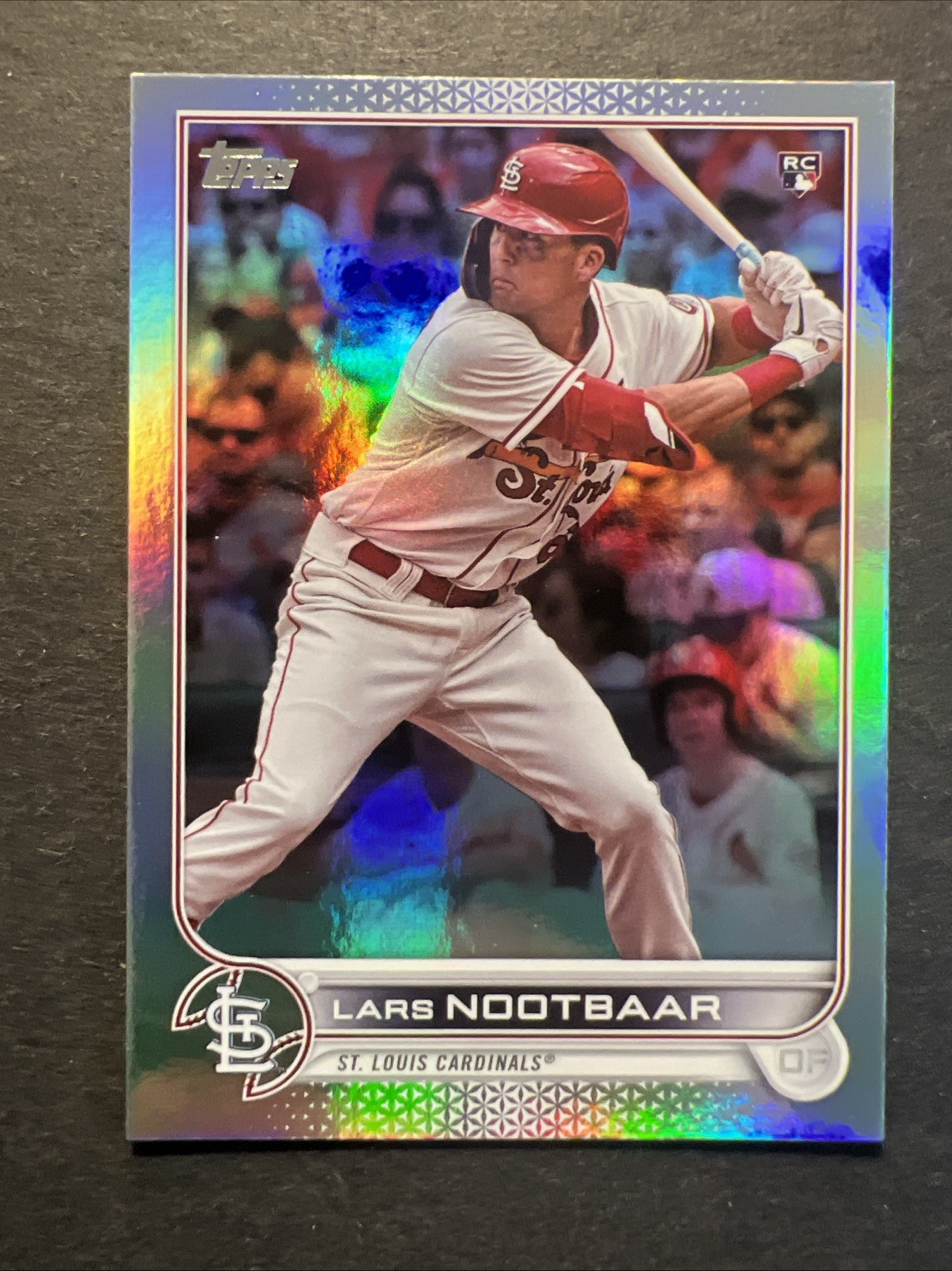 2022 Topps Series 1 - Lars Nootbaar #58 Rainbow Foil (RC)