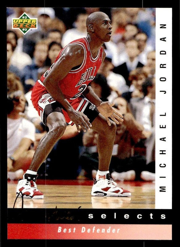 1992-93 Upper Deck #JW4 Michael Jordan Chicago Bulls Jerry West Selects MINT