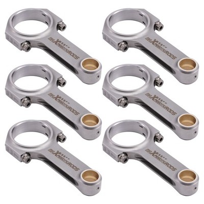 4340 EN24 Pleuel ARP 2000 Schrauben for Porsche 3.2 Carrera 911 3.3 Turbo 127mm