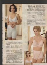 Vintage 90's JCP Catalog Lingerie Shaper Undies Clipping