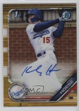 2019 Bowman Draft Chrome Pick Gold Refractor 17/50 Kody Hoese #CDA-KH Auto 0g4
