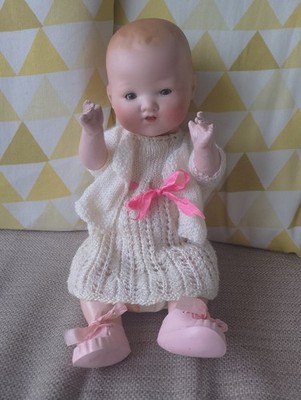ANTIKE 20er JAHRE ARMAND MARSEILLES 351/3K TRAUM BABY BISKUITKOPF PUPPE KLEINE GRÖßE