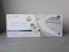 LUXE Bidet W85 Pearl Gray Toilet Seat Attachment Pearl Gray   New Sealed